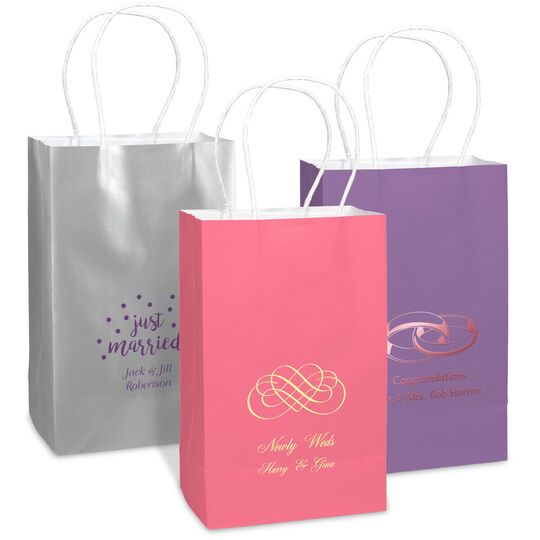 Medium Twisted Handled Bags for Weddings